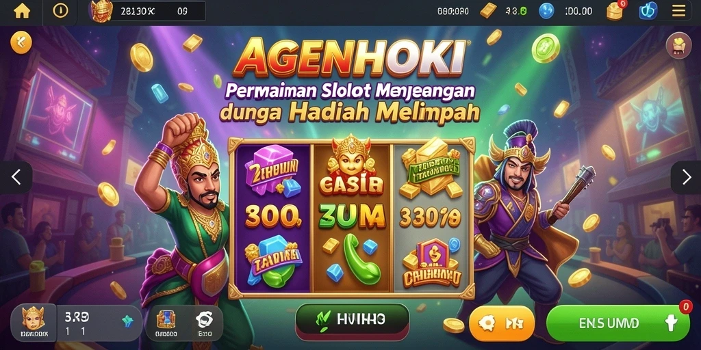 Tampilan menarik dari gameplay AGENHOKI yang seru dan dinamis.