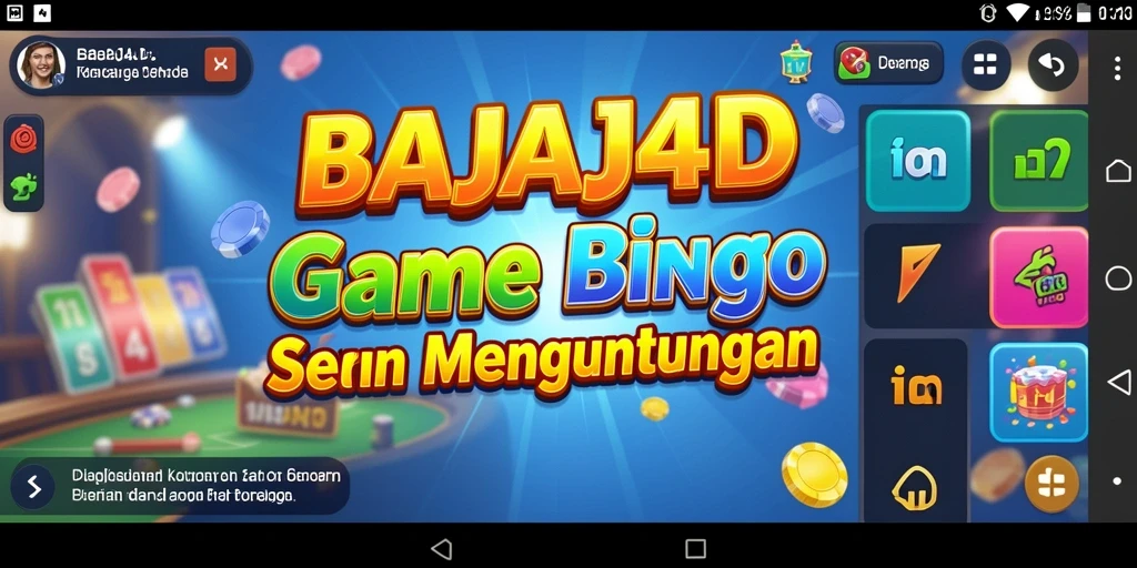 Tampilan gameplay seru BAJAJ4D dengan suasana Bingo yang mengasyikkan.