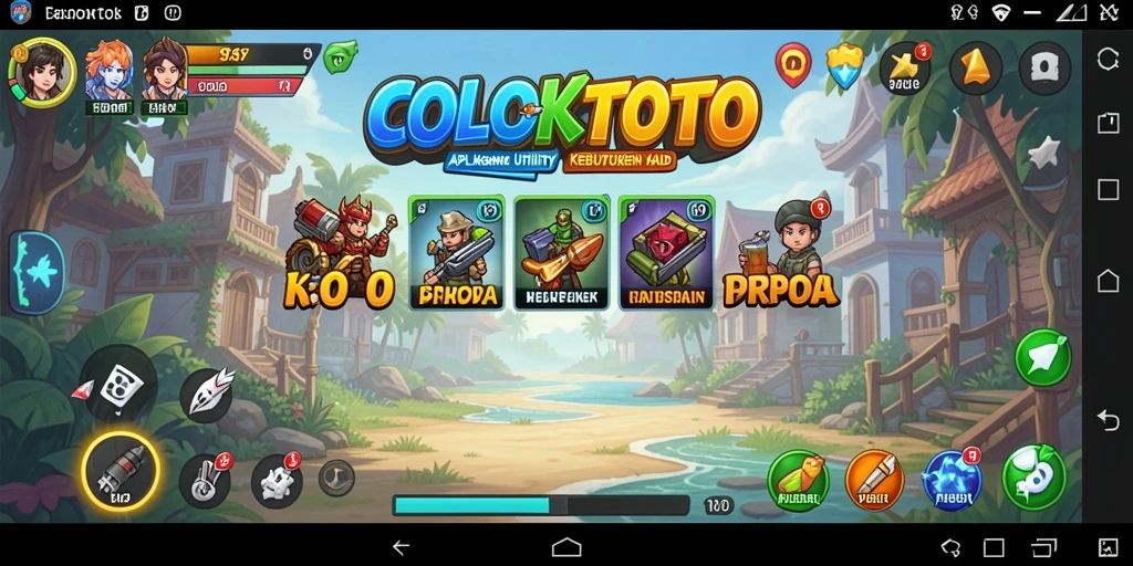 Tampilan antarmuka utama COLOKTOTO yang sederhana dan modern.
