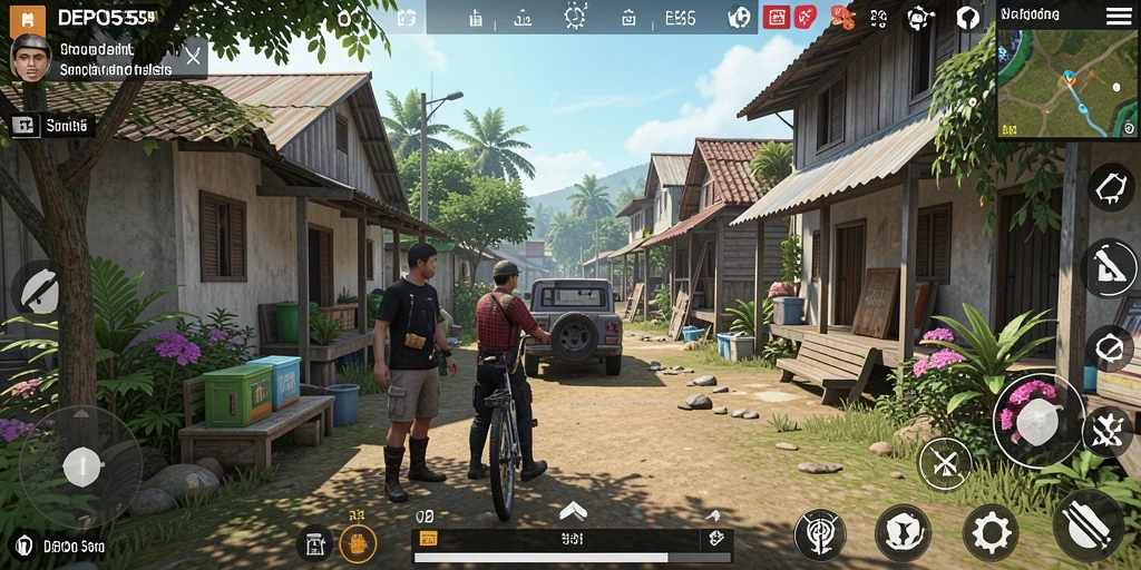 Screenshot DEPO555 yang menampilkan gameplay menarik dan interaktif.