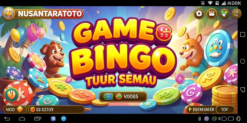 Screenshot gameplay NUSANTARATOTO menampilkan suasana seru permainan Bingo.