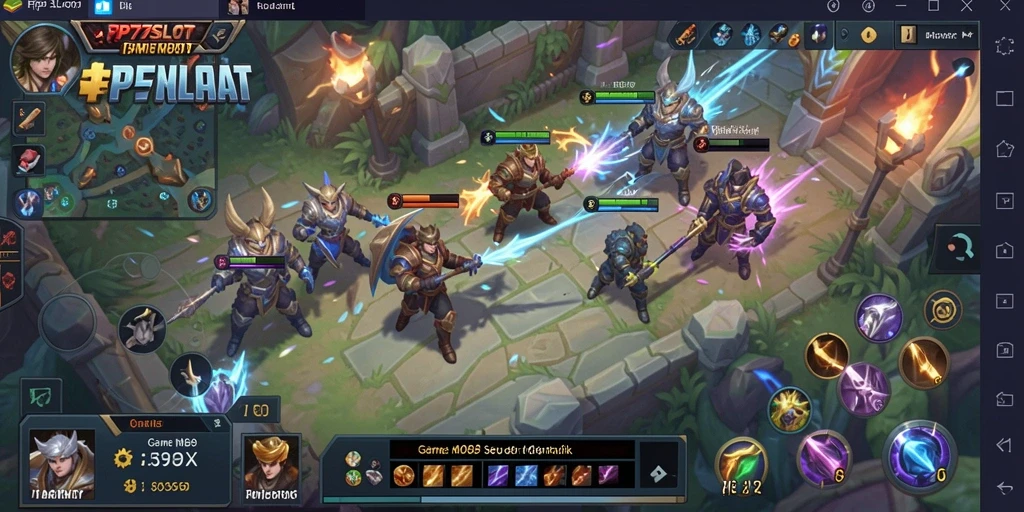 Gameplay seru PP7SLOT dengan karakter MOBA unik.
