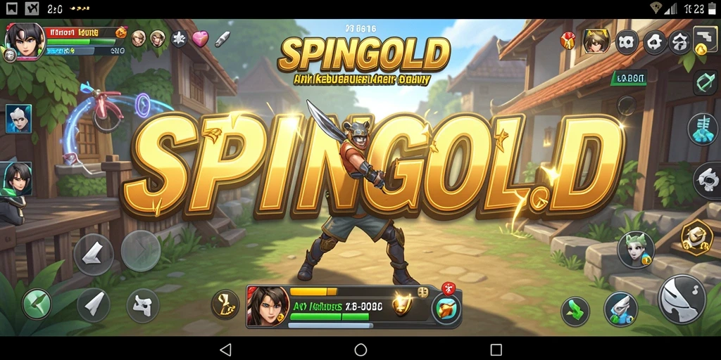 Tampilan aplikasi SPINGOLD yang intuitif dan menarik.