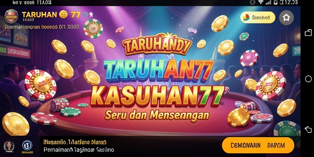 Tampilan menawan dari gameplay TARUHAN77 yang seru dan interaktif.