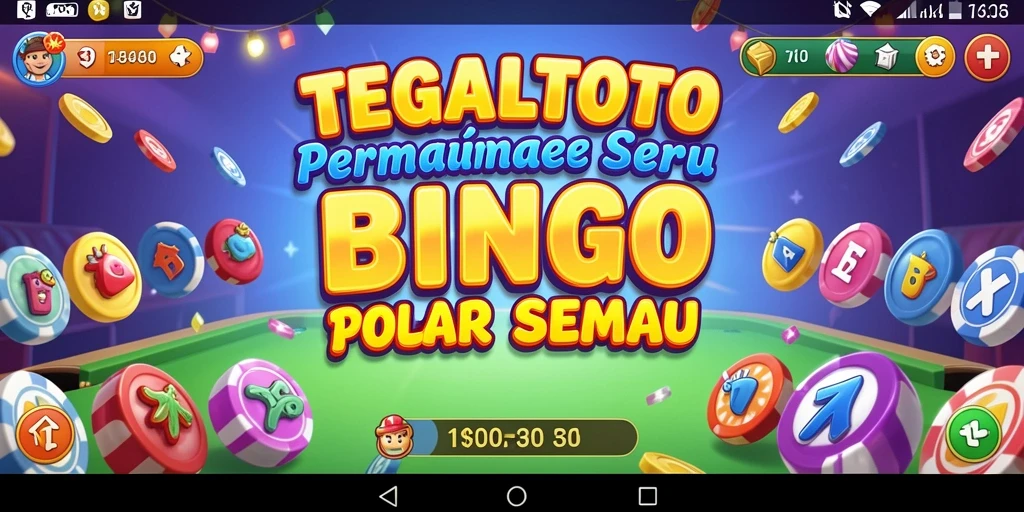 Screenshot utama TEGALTOTO menampilkan gameplay Bingo yang seru dan interaktif.